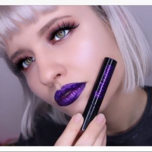 Kat Von D Everlasting Glimmer Veil Televator Purple Metallic Liquid Lipstick